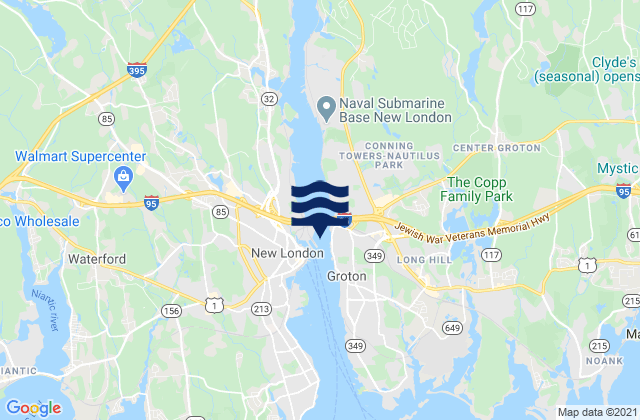 Karte der Gezeiten Smith Cove, United States