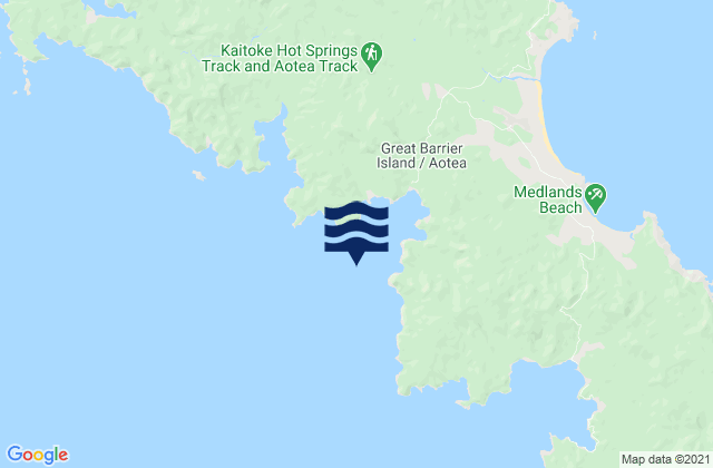 Karte der Gezeiten Smiths Bay, New Zealand