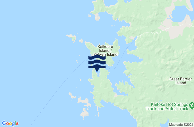 Karte der Gezeiten Smokehouse Bay, New Zealand