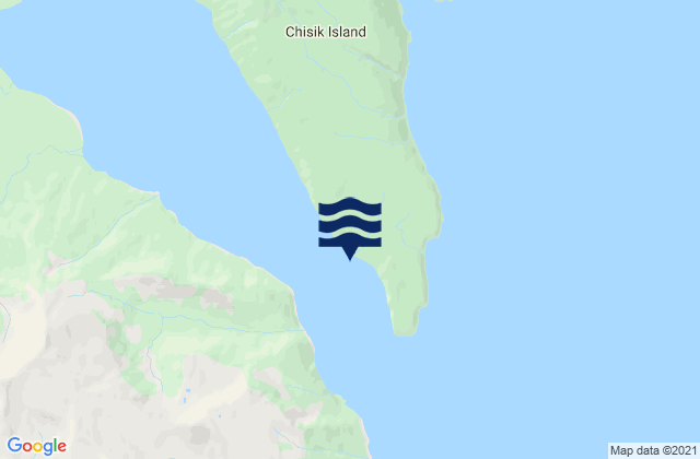 Karte der Gezeiten Snug Harbor Cook Inlet, United States