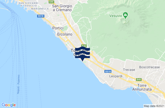 Karte der Gezeiten Somma Vesuviana, Italy