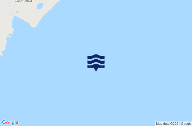 Karte der Gezeiten Sosnovets Island, Russia
