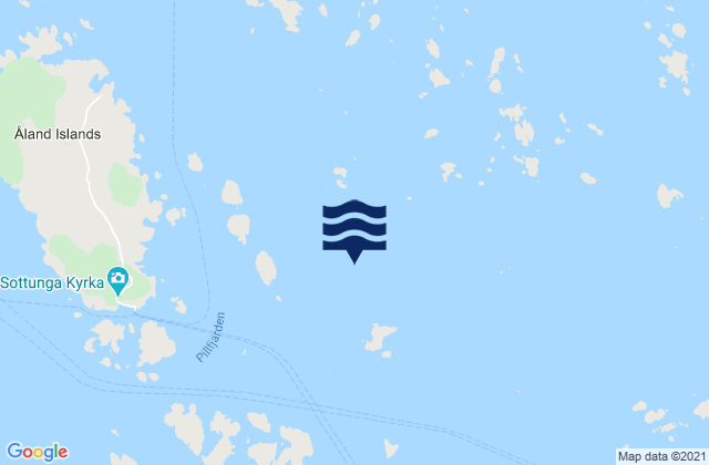 Karte der Gezeiten Sottunga, Aland Islands