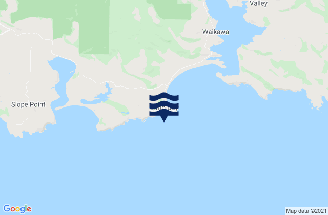 Karte der Gezeiten South Head, New Zealand