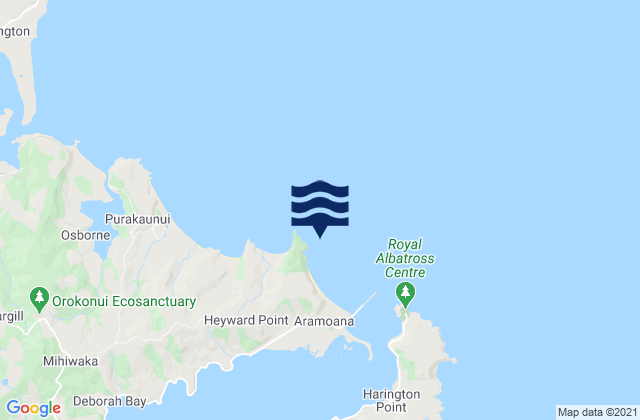 Karte der Gezeiten Spit Beach, New Zealand