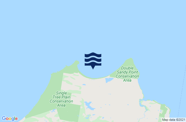 Karte der Gezeiten St Albans Bay, Australia