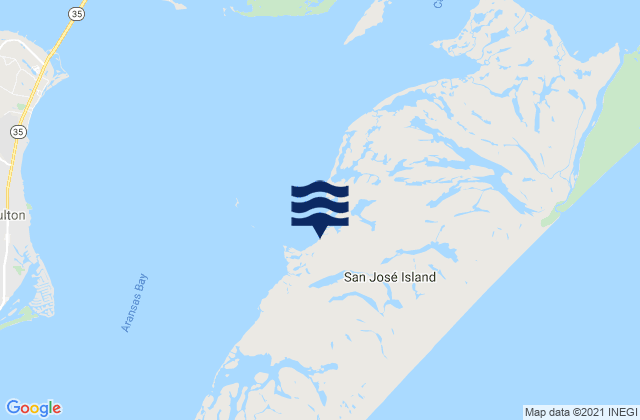 Karte der Gezeiten St Joe s Island, United States