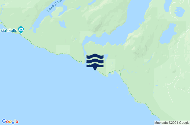 Karte der Gezeiten Stanley Beach, Canada