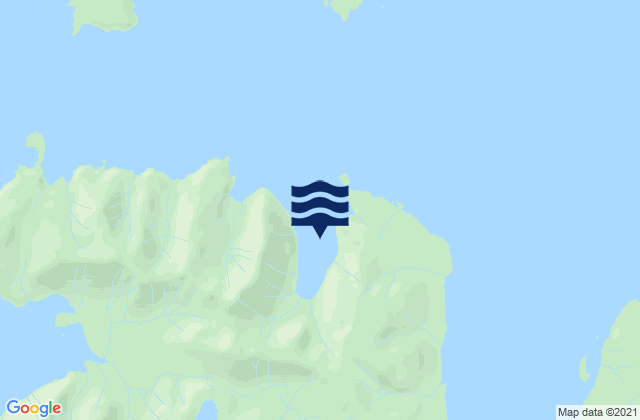 Karte der Gezeiten Steamboat Bay, United States