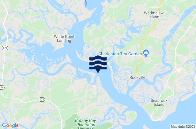Karte der Gezeiten Steamboat Landing (Steamboat Creek), United States