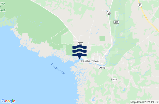 Karte der Gezeiten Steinhatchee River Ent. (Deadman Bay), United States