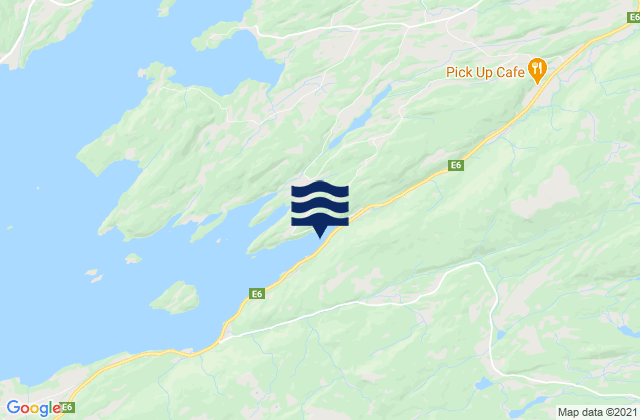 Karte der Gezeiten Stjørdal, Norway