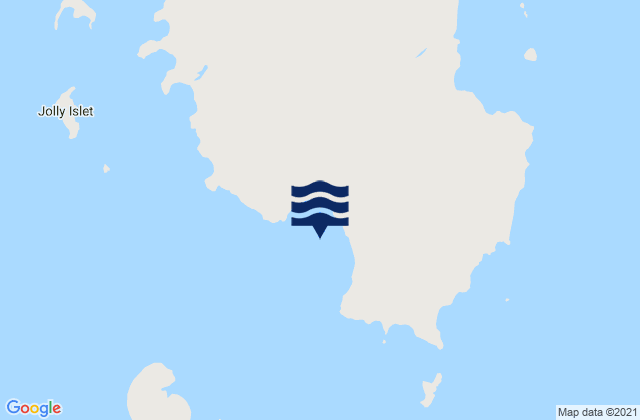 Karte der Gezeiten Stokes Bay, Australia