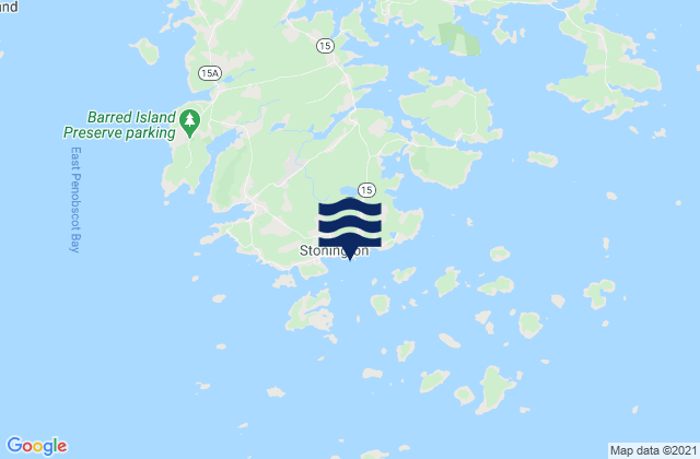 Karte der Gezeiten Stonington (Deer Isle), United States