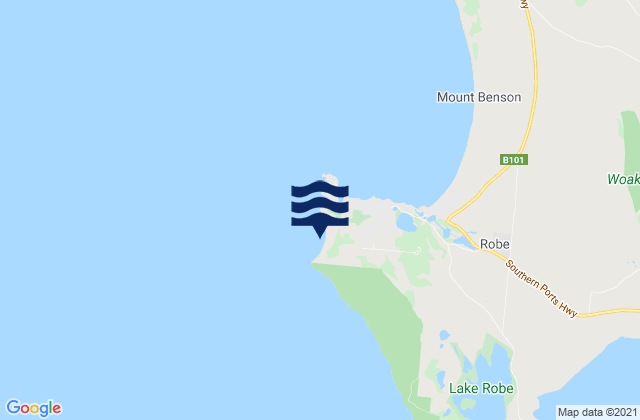 Karte der Gezeiten Stony Rise, Australia