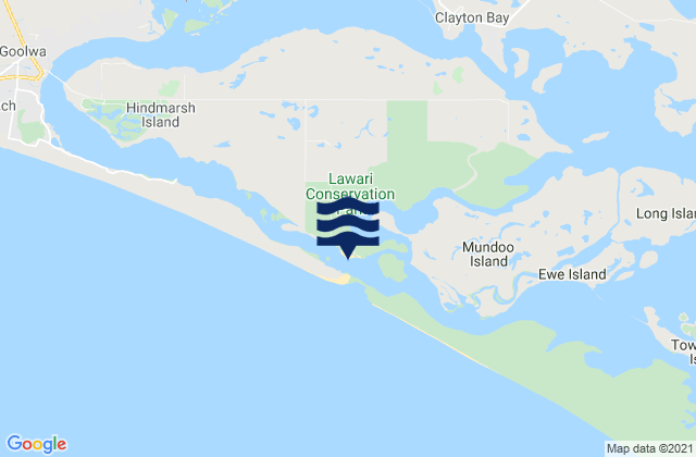 Karte der Gezeiten Sugars Beach, Australia
