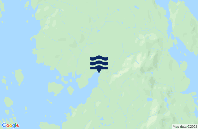 Karte der Gezeiten Sukkwan Island, United States
