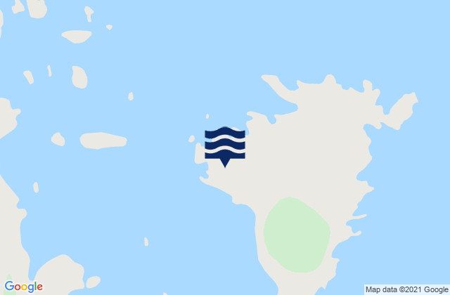 Karte der Gezeiten Sum Island, Russia