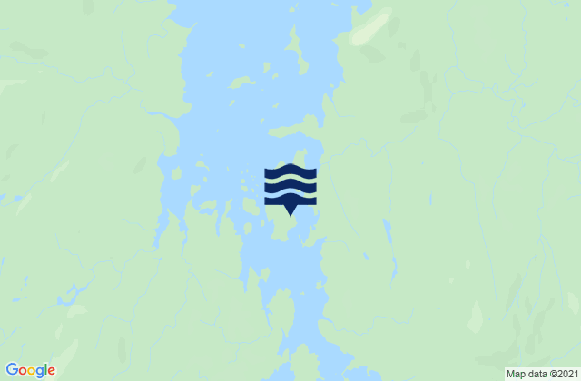Karte der Gezeiten Summit Island, United States