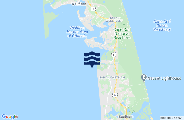 Karte der Gezeiten Sunken Meadow Beach, United States