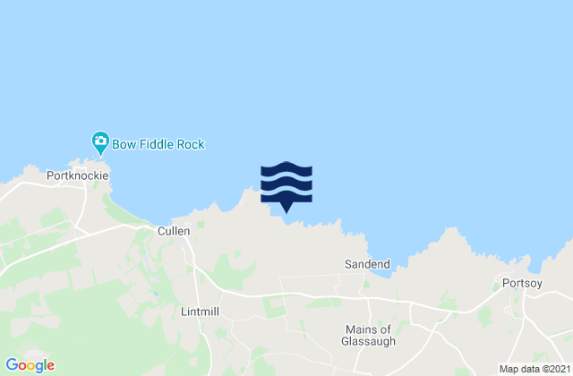 Karte der Gezeiten Sunnyside Beach, United Kingdom