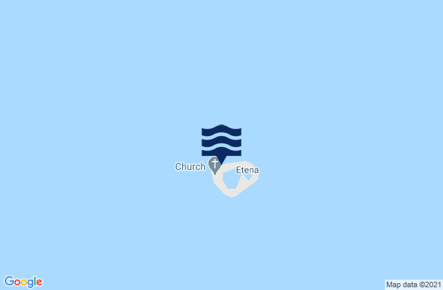Karte der Gezeiten Swains Island, American Samoa