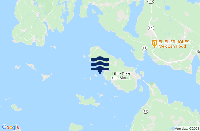 Karte der Gezeiten Swains Ledge 0.3 nautical mile SW of, United States