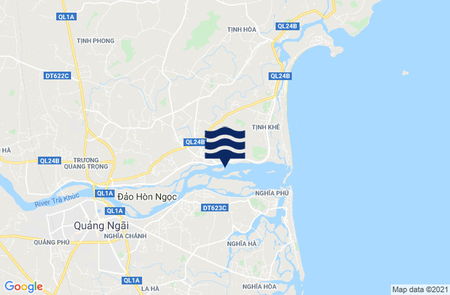 Karte der Gezeiten Sơn Tịnh, Vietnam