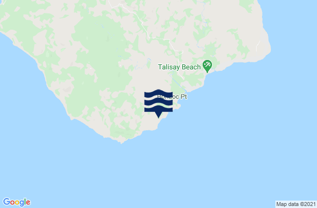 Karte der Gezeiten Talisay, Philippines