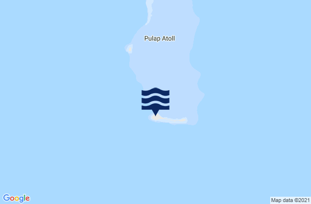 Karte der Gezeiten Tamatam Municipality, Micronesia