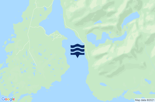 Karte der Gezeiten Tamgas Harbor, United States
