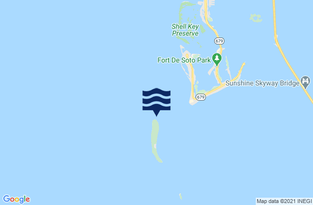 Karte der Gezeiten Tampa Bay Entrance (Egmont Channel), United States