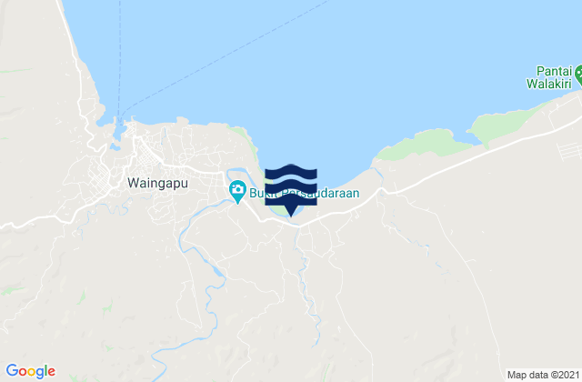 Karte der Gezeiten Tanahwurung, Indonesia