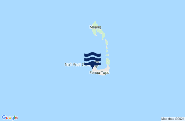 Karte der Gezeiten Tanrake Village, Tuvalu