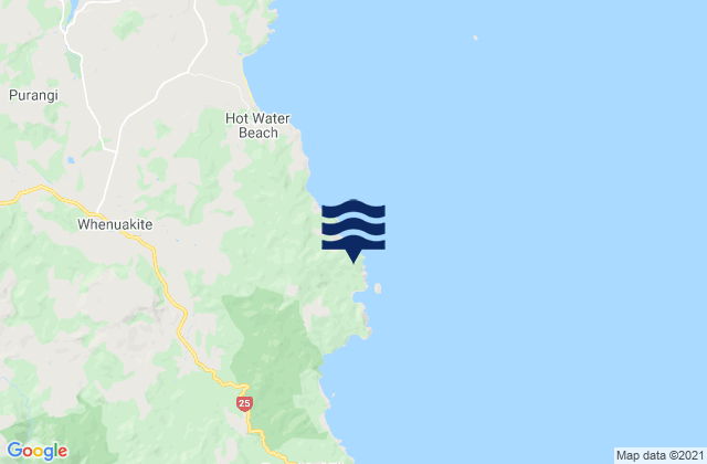 Karte der Gezeiten Tapuaetahi Bay (Boat Harbour), New Zealand