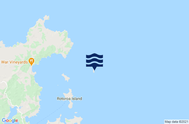 Karte der Gezeiten Tarahiki Island (Shag Island), New Zealand