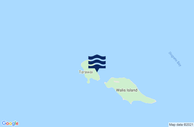 Karte der Gezeiten Tarawai, Papua New Guinea