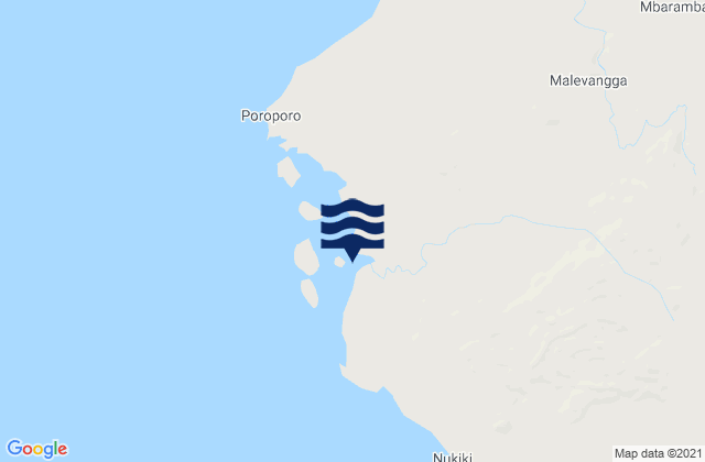 Karte der Gezeiten Tarekukure Wharf, Papua New Guinea