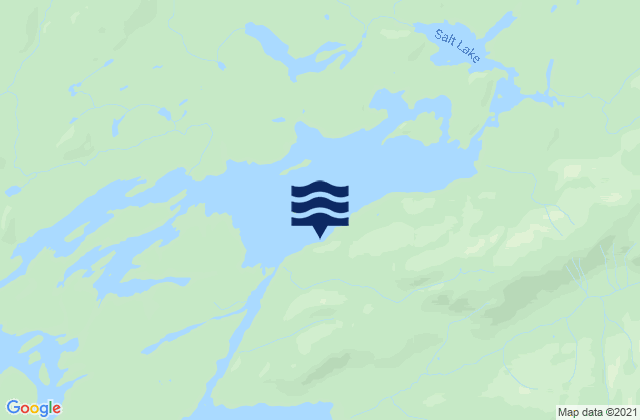 Karte der Gezeiten Target Island Mitchell Bay, United States