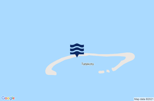 Karte der Gezeiten Tatakoto, French Polynesia