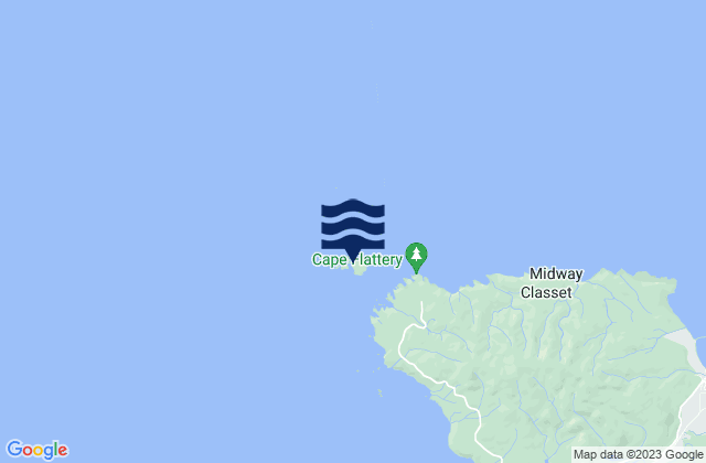 Karte der Gezeiten Tatoosh Island Cape Flattery, United States