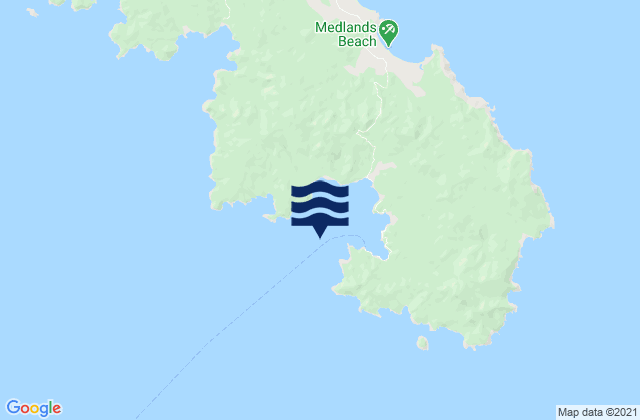 Karte der Gezeiten Taylors Bay, New Zealand