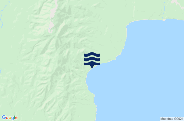 Karte der Gezeiten Teal Bay, New Zealand
