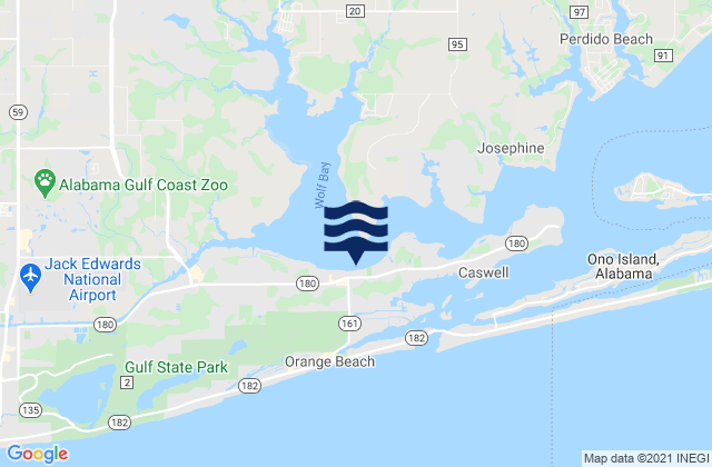 Karte der Gezeiten Terry s Cove, United States