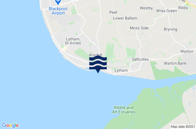 Karte der Gezeiten The Cove, United Kingdom
