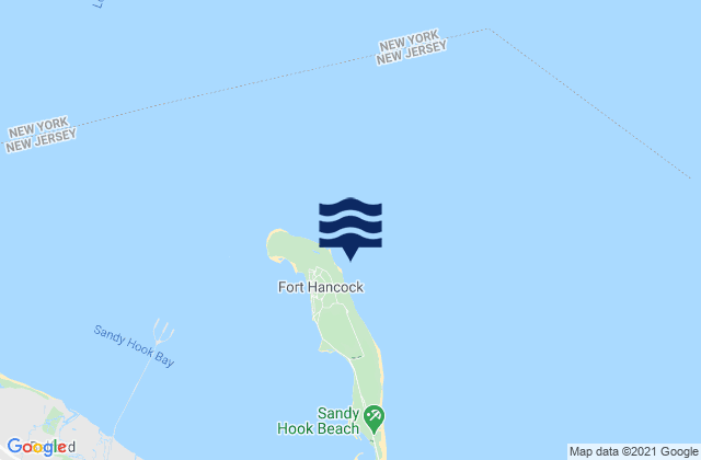 Karte der Gezeiten The Cove, United States