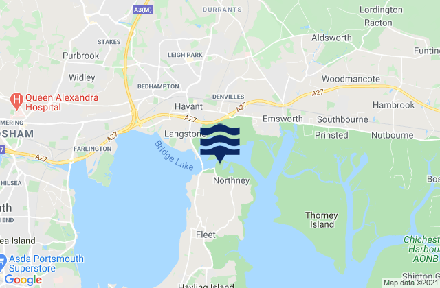 Karte der Gezeiten The Harbour, United Kingdom