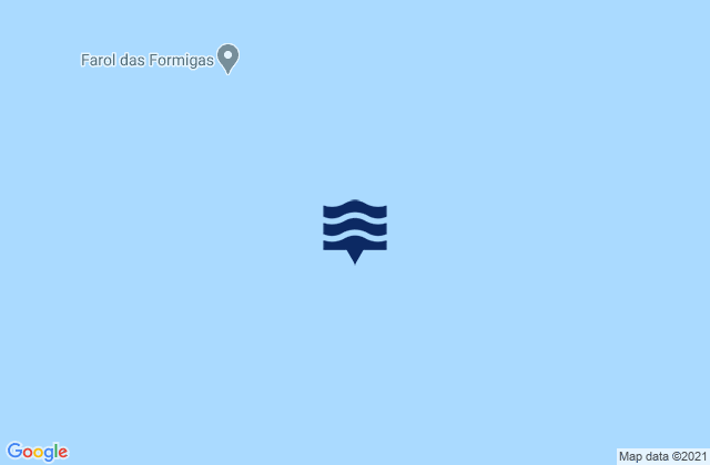Karte der Gezeiten The Reef, Portugal