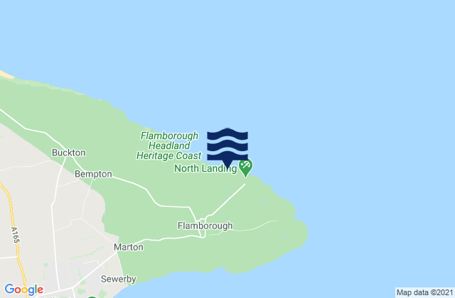 Karte der Gezeiten Thornwick Bay Beach, United Kingdom