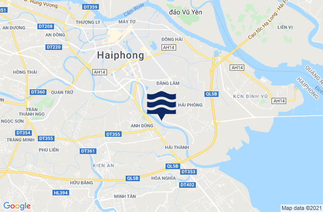 Karte der Gezeiten Thành Phố Hải Phòng, Vietnam